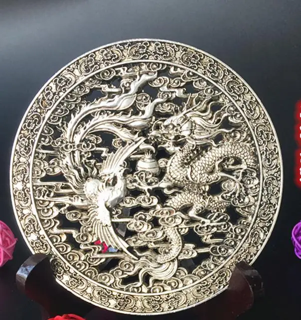 Античная серебряная резьба QingDynasty, украшения из дракона и феникса, ручная работа, лучшая коллекция и украшение, бесплатная доставка
Античная серебряная резьба QingDynasty, украшения из дракона и феникса, ручная работа, лучшая коллекция и украшение, бесплатная доставка