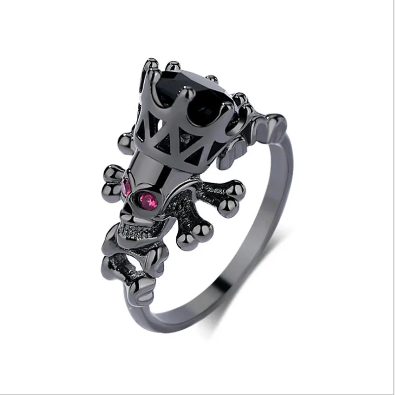 jingyang Black Gold C Gothic Skull Crown Multicolor Stone Crystal CZ Rings For Women Party Jewelery Trendy Birthday Gift ring
jingyang Black Gold C Gothic Skull Crown Multicolor Stone Crystal CZ Rings For Women Party Jewelery Trendy Birthday Gift ring