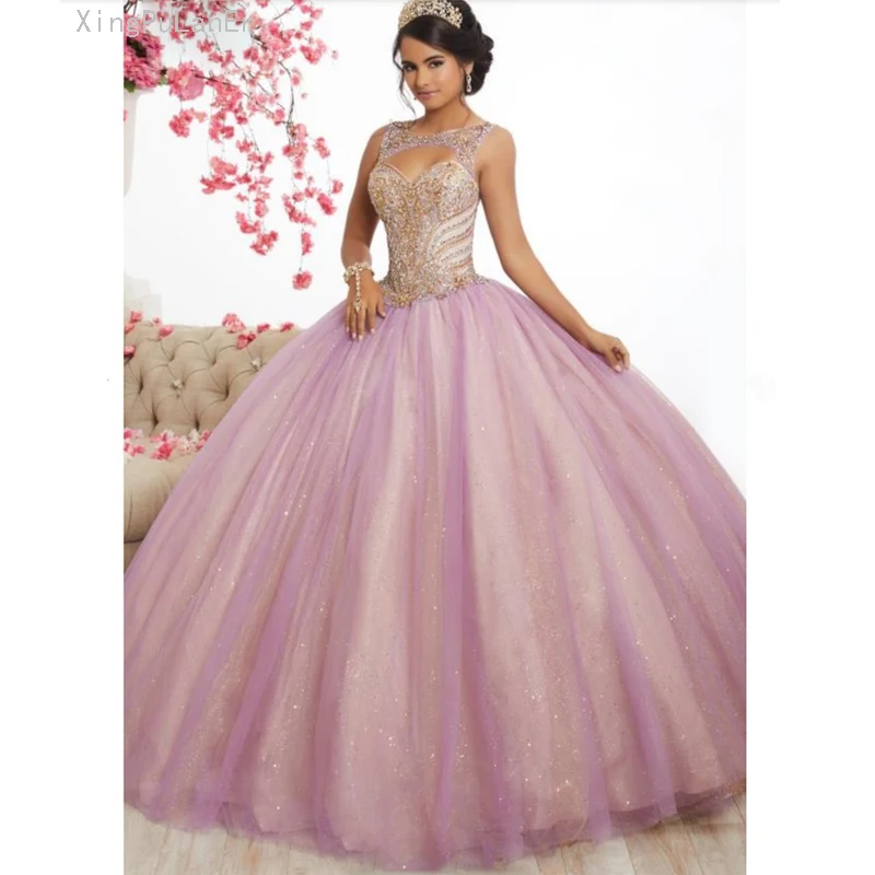Pink Tulle Long Prom Dresses Ball Gowns New Design Beading Top Sweet 16 Dress Evening Dress Quinceanera Vestido de festa
Pink Tulle Long Prom Dresses Ball Gowns New Design Beading Top Sweet 16 Dress Evening Dress Quinceanera Vestido de festa