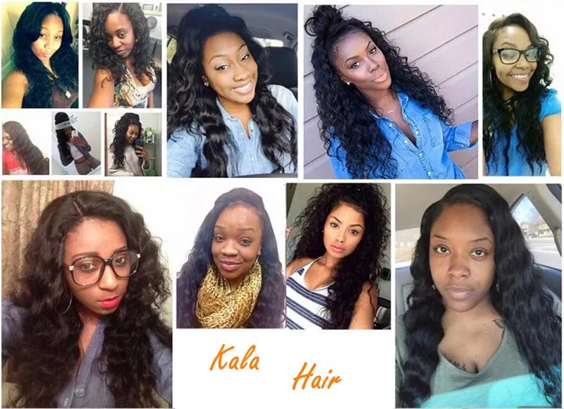 Soft Silky Straight Full Lace Human Hair Wigs Stock Brazilian Front Wig Bleached Knots Virgin Glueless | Шиньоны и парики