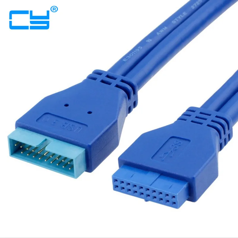 1 шт. 0,5 м 2FT 2 "USB 3,0 материнская плата 20-контактный штекер для 20pin Женский Удлинительный кабель
1 шт. 0,5 м 2FT 2 "USB 3,0 материнская плата 20-контактный штекер для 20pin Женский Удлинительный кабель