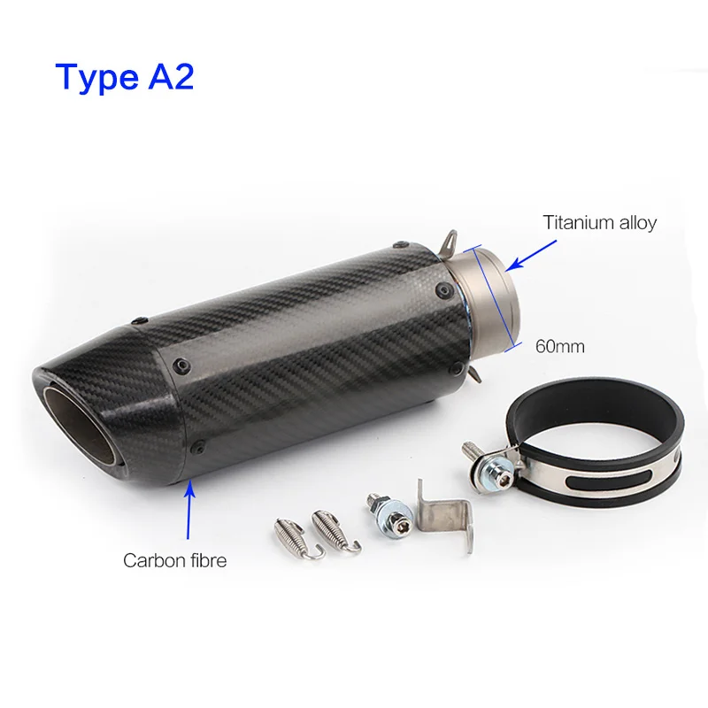 Motorcycle muffler exhaust pipe modified escape moto carbon fiber exhaust for cb400 cbr650 1000 125 SV650 GSXR ninja300 fz1 r6
Motorcycle muffler exhaust pipe modified escape moto carbon fiber exhaust for cb400 cbr650 1000 125 SV650 GSXR ninja300 fz1 r6