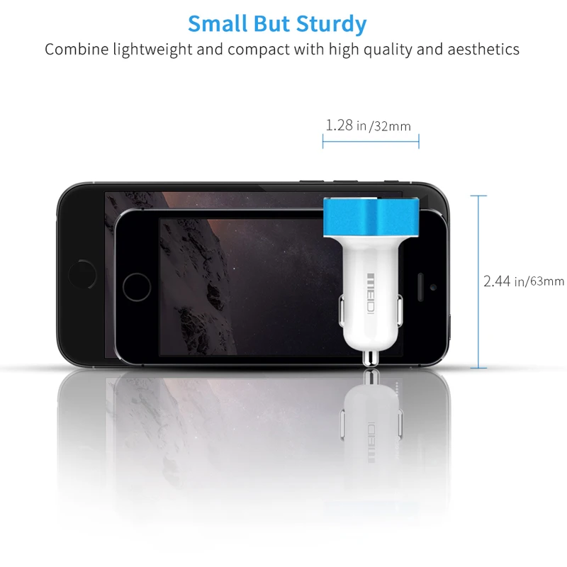 Universal Car Quick Charger 2.4A Dual USB Port Smart LED Real Time Voltage Display Car Cigarette Lighter Over-voltage Protection
Universal Car Quick Charger 2.4A Dual USB Port Smart LED Real Time Voltage Display Car Cigarette Lighter Over-voltage Protection