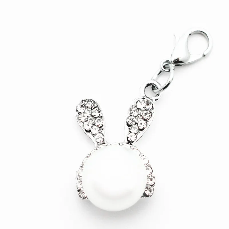 20pcs/lot Metal Rabbit Pearl Crystal Silver Dangle Charms Lobster Clasp Charms For Women Bracelet & Bangles DIY Jewelry
20pcs/lot Metal Rabbit Pearl Crystal Silver Dangle Charms Lobster Clasp Charms For Women Bracelet & Bangles DIY Jewelry