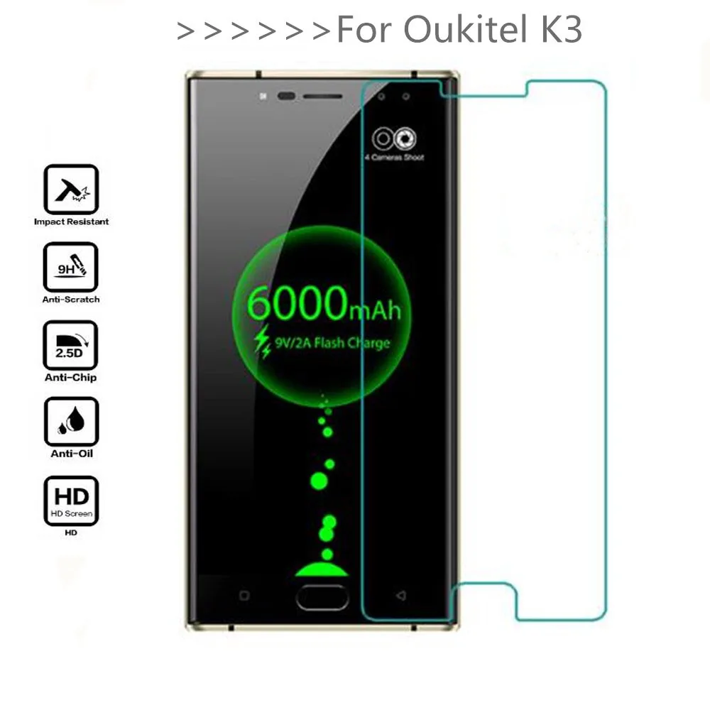 2 шт. закаленное стекло для Oukitel K3 защита для экрана 9H 2.5D Защитная пленка для телефона Защитное стекло для Oukitel K3
2 шт. закаленное стекло для Oukitel K3 защита для экрана 9H 2.5D Защитная пленка для телефона Защитное стекло для Oukitel K3