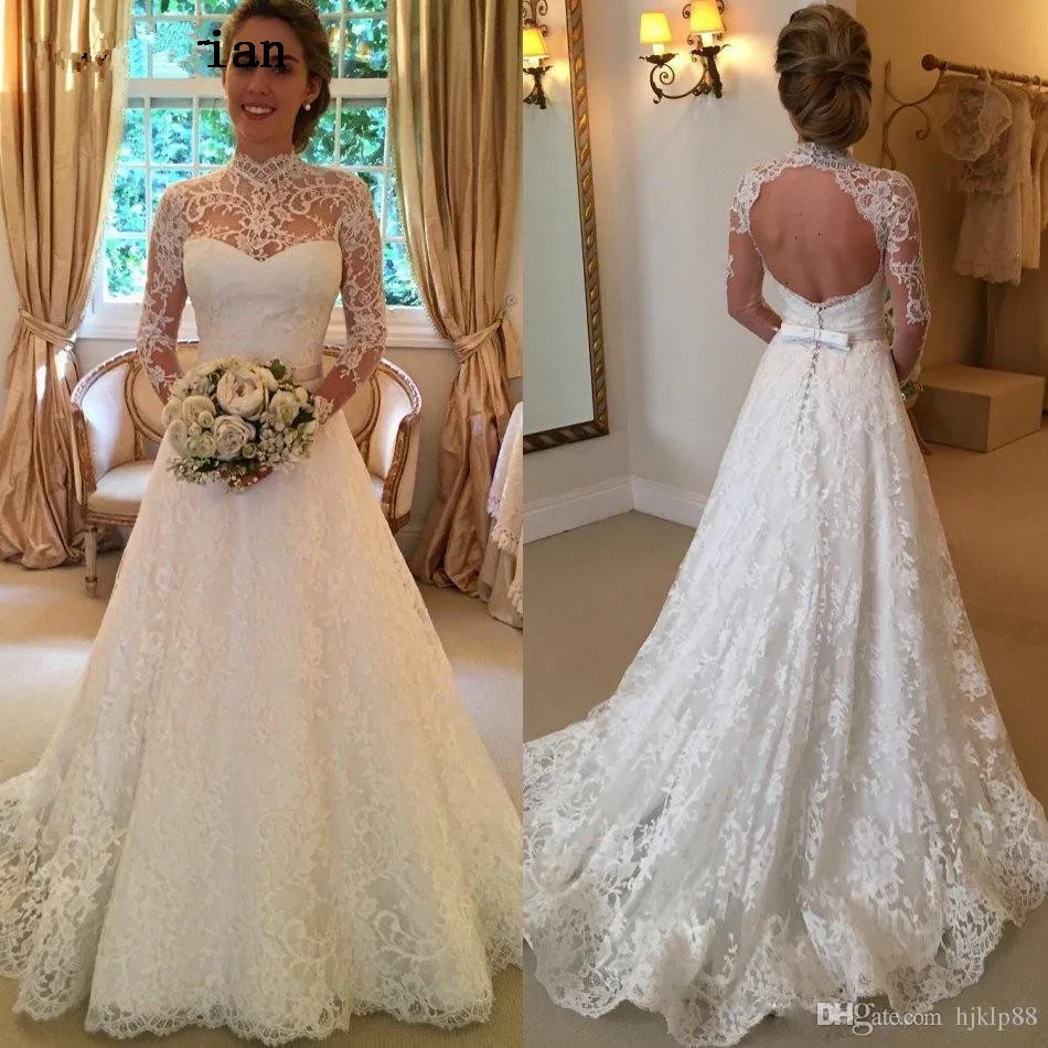 Lace Vestido De Noiva Muslim Wedding Dresses A-line Long Sleeves Backless Boho Dubai Arabic Wedding Gown Bridal Dresses
Lace Vestido De Noiva Muslim Wedding Dresses A-line Long Sleeves Backless Boho Dubai Arabic Wedding Gown Bridal Dresses