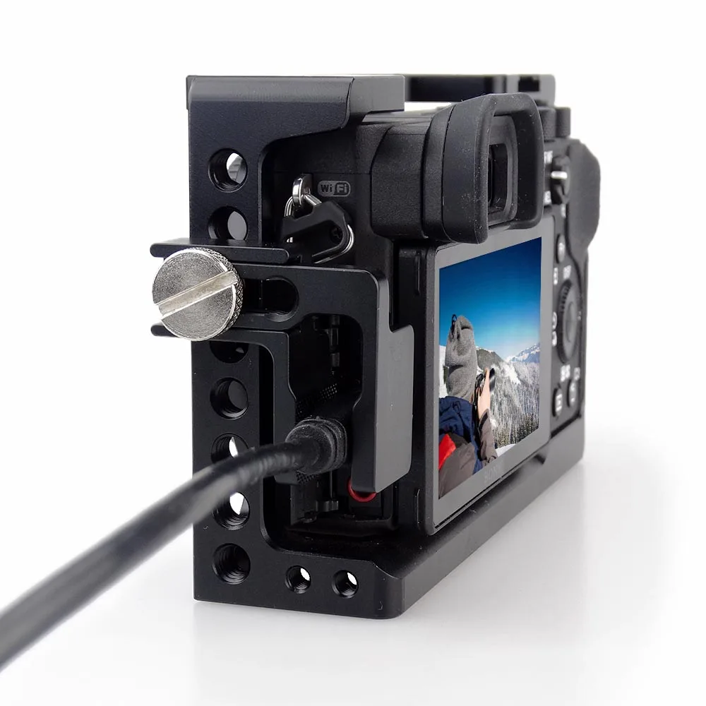 MAGICRIG Камера клетка с совместимому HDMI Кабельный зажим для Sony A6400/ A6000/ A6300/ A6500