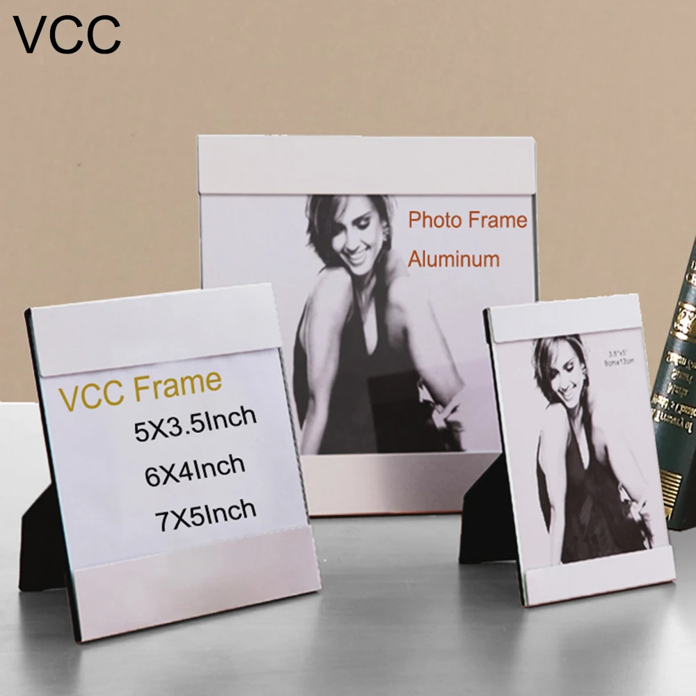 

Desktop Photo Frame Pendulum,5"6"7"Small Photo Frames, Picture Frame ,Decoration Maison,Poster Frame Aluminum Alloy
