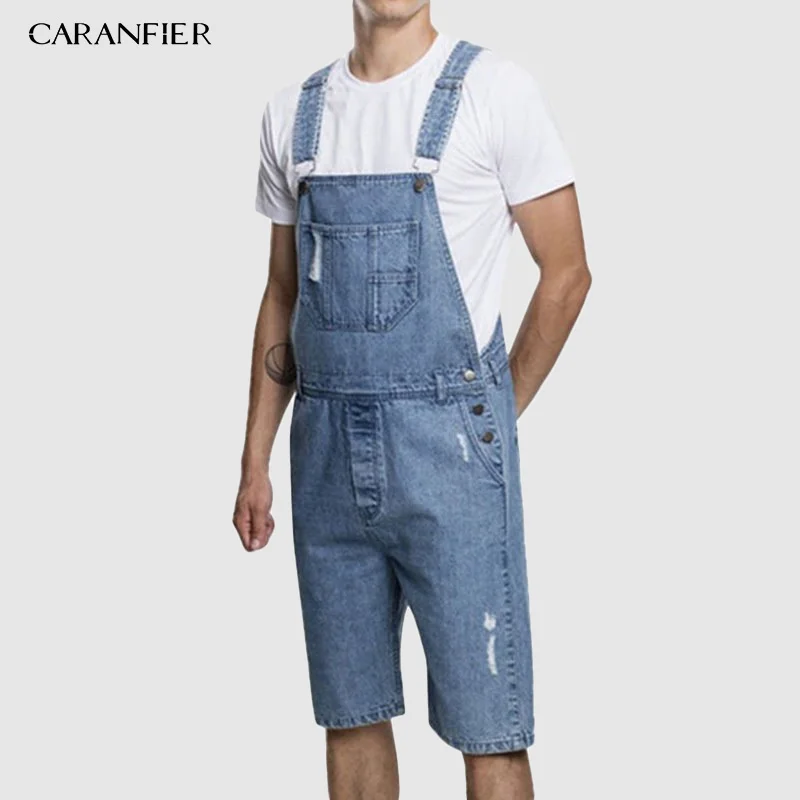 CARANFIER Jeans Mens Jumpsuits High Street Distressed Denim Bib Overalls For Man Knee Kength Jeans Wash Pocket Trousers Pants
CARANFIER Jeans Mens Jumpsuits High Street Distressed Denim Bib Overalls For Man Knee Kength Jeans Wash Pocket Trousers Pants