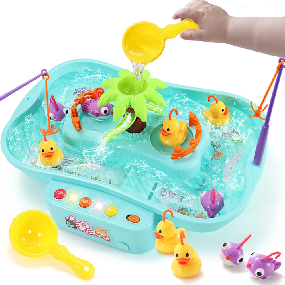 Kids Fishing Toys Set with Sound and Light ElectricWater Cycle Fishing Game Set Funny Classic Toys for Children Gift
Kids Fishing Toys Set with Sound and Light ElectricWater Cycle Fishing Game Set Funny Classic Toys for Children Gift