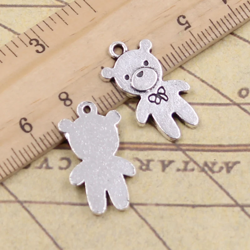 20pcs Charms Bear Bow 24x14mm Antique Bronze Silver Color Pendants Making DIY Handmade Tibetan Finding Jewelry For Bracelet
20pcs Charms Bear Bow 24x14mm Antique Bronze Silver Color Pendants Making DIY Handmade Tibetan Finding Jewelry For Bracelet