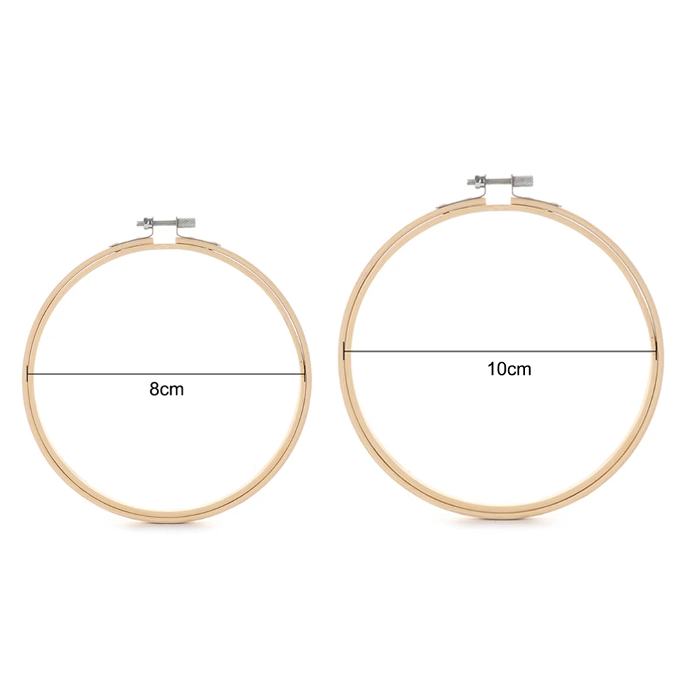 8/10cm Wooden Embroidery Hoops Frame Set Bamboo Embroidery Hoop Rings for DIY Cross Stitch Needle Craft Tool 12pcs
8/10cm Wooden Embroidery Hoops Frame Set Bamboo Embroidery Hoop Rings for DIY Cross Stitch Needle Craft Tool 12pcs