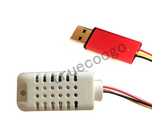 Temperature and humidity sensor AM2302 USB serial temperature and humidity sensor
Temperature and humidity sensor AM2302 USB serial temperature and humidity sensor