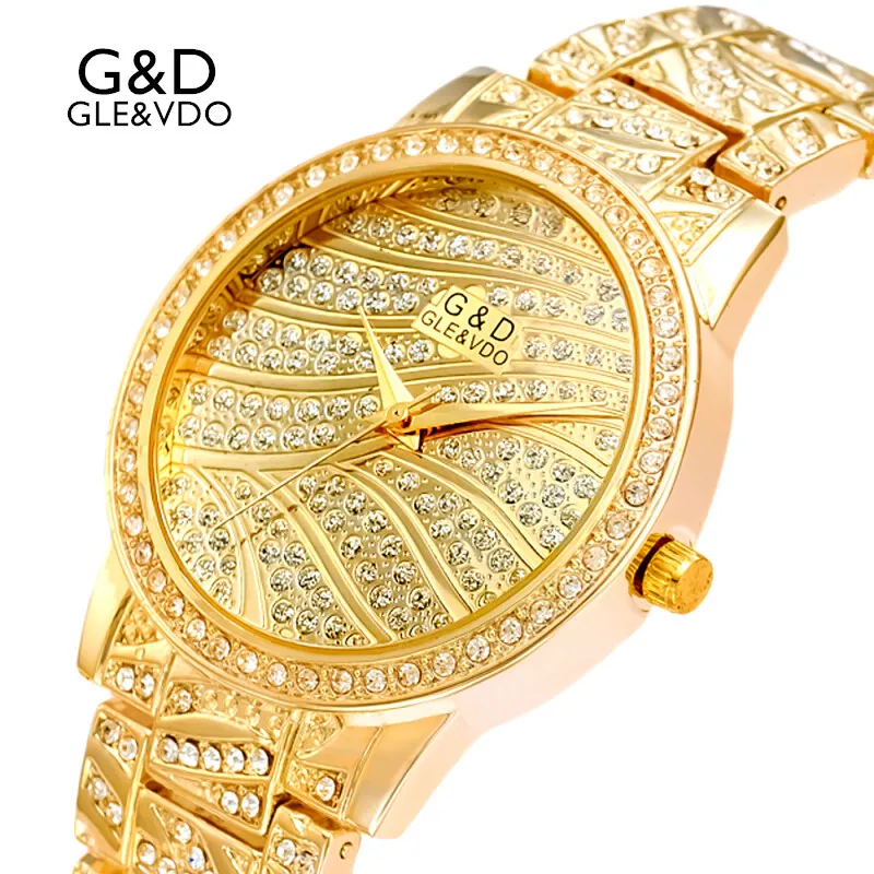 2017 G&D GLE&VDO Womem's Bracelet Watches Luxury Gold Womens Quartz Watches Ladies Dress Watch Stainless Steel Strap reloj mujer
2017 G&D GLE&VDO Womem's Bracelet Watches Luxury Gold Womens Quartz Watches Ladies Dress Watch Stainless Steel Strap reloj mujer