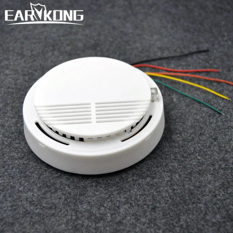 Проводной детектор дыма Earykong электронный датчик для дома GSM/Wifi/других систем