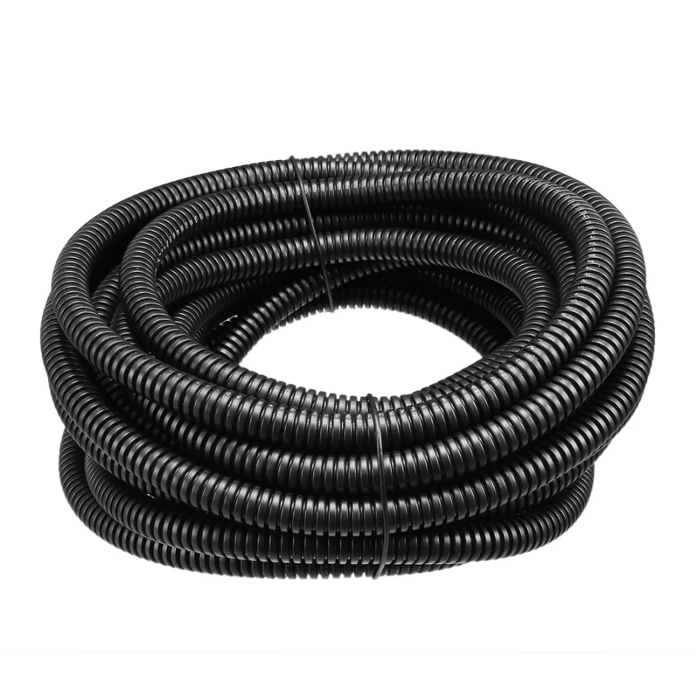 UXCELL 1pcs 7mm Inner Dia. Black 5.6/7M Long 10mm Outer Dia. Flexible Corrugated Conduit PP Polyethylene Tubing Pipe Hose
UXCELL 1pcs 7mm Inner Dia. Black 5.6/7M Long 10mm Outer Dia. Flexible Corrugated Conduit PP Polyethylene Tubing Pipe Hose