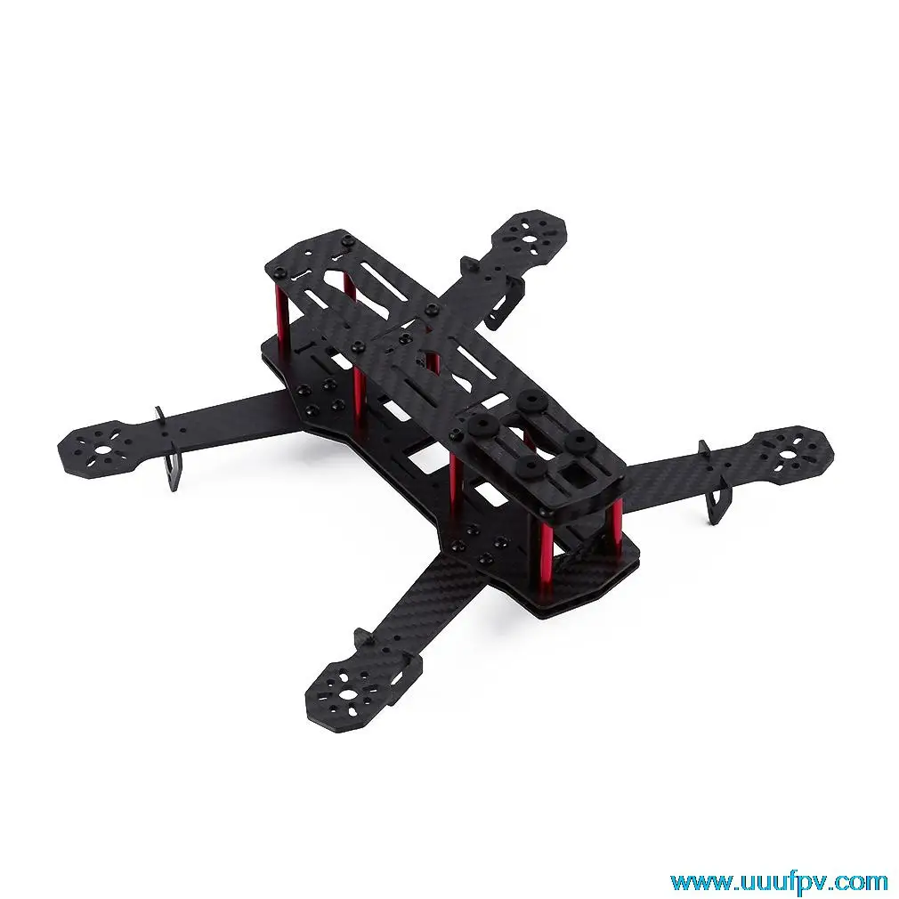 Высокое качество FPV Quadcopter Frame Mini 250 Quad Holder Carbon Fiber для ZMR250 QAV250 (в разобранном виде)|250