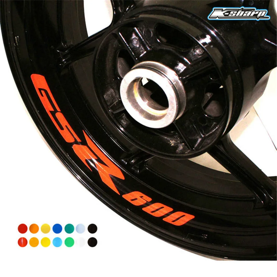 8 X CUSTOM Motorcycle Inner Rim High Quality Stickers Wheel Reflective Frame Decals Stickers For SUZUKI GSR600 GSR 600 Logo
8 X CUSTOM Motorcycle Inner Rim High Quality Stickers Wheel Reflective Frame Decals Stickers For SUZUKI GSR600 GSR 600 Logo