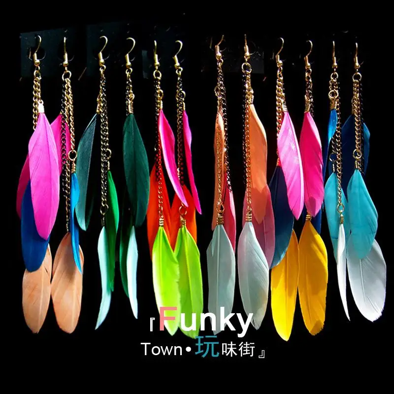 MISANANRYNE Brand Pop Charm Tassel Chain Long Feather Earrings Favorite Jewelry Brincos Drop Earrings For Womens Female Gifts
MISANANRYNE Brand Pop Charm Tassel Chain Long Feather Earrings Favorite Jewelry Brincos Drop Earrings For Womens Female Gifts