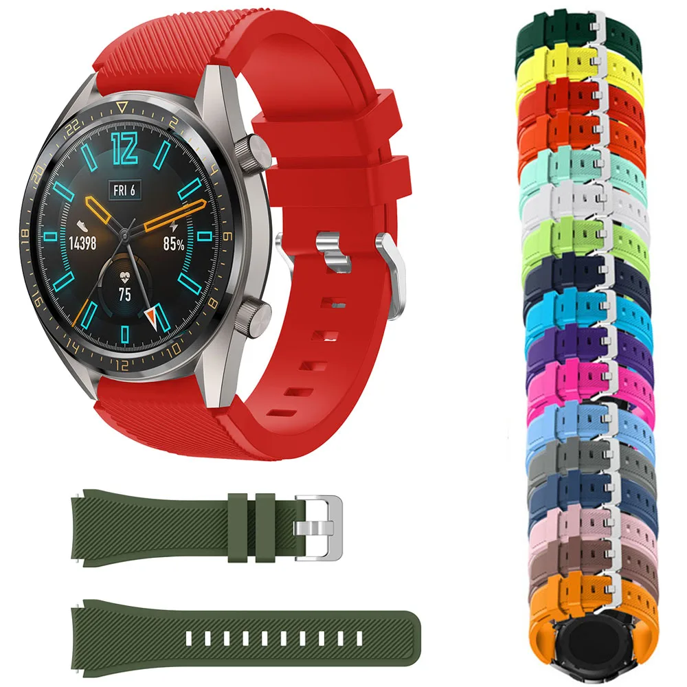 Спортивный силиконовый ремешок для Huawei Watch GT Band, браслет для Samsung Galaxy Watch 46 мм, ремешок Gear S3 Frontier Classic
Спортивный силиконовый ремешок для Huawei Watch GT Band, браслет для Samsung Galaxy Watch 46 мм, ремешок Gear S3 Frontier Classic
