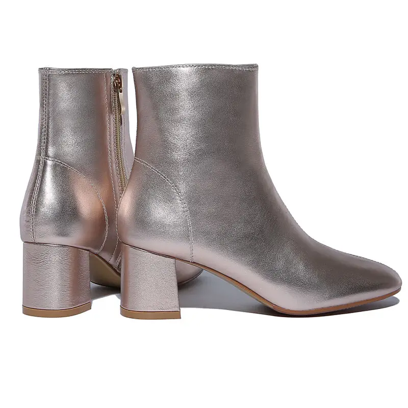 Smeeroon 2020 fashion autumn boots women round high heels zipper ankle boots high quality top genuine leather boots
Smeeroon 2020 fashion autumn boots women round high heels zipper ankle boots high quality top genuine leather boots