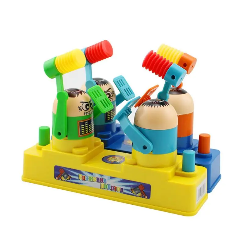 Double Battle Board Interactive Table Game Hammer Robot Puzzle Toys For Kids Adults Pressure Reduction
Double Battle Board Interactive Table Game Hammer Robot Puzzle Toys For Kids Adults Pressure Reduction