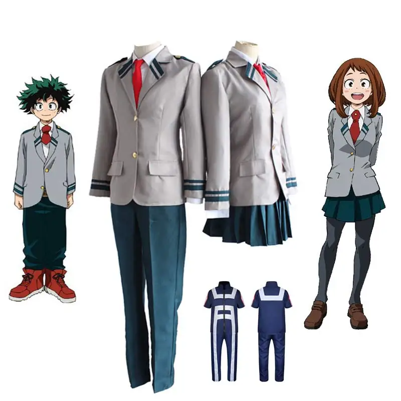 Boku No Hero Academia AsuiTsuyu Yaoyorozu Momo OCHACO URARAKA Midoriya Izuku Cosplay Costume School Uniform My Hero Academia
Boku No Hero Academia AsuiTsuyu Yaoyorozu Momo OCHACO URARAKA Midoriya Izuku Cosplay Costume School Uniform My Hero Academia