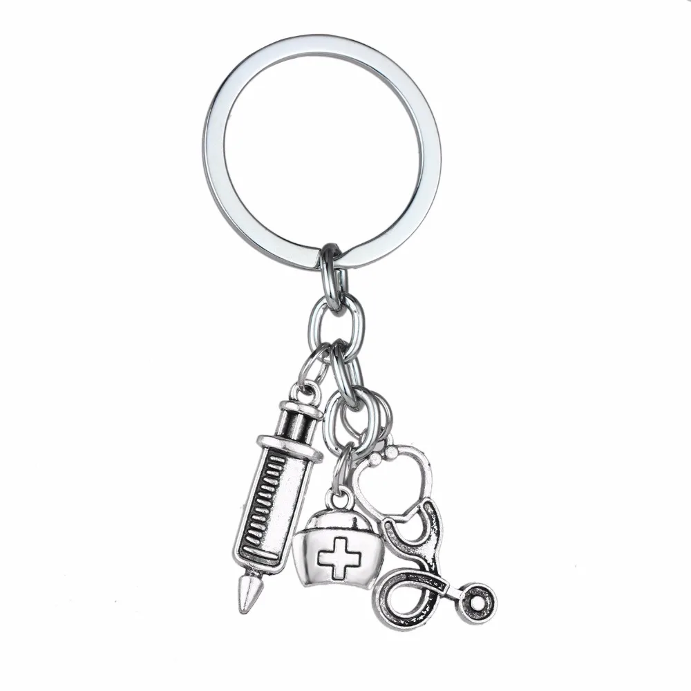 12PC/Lot Mini Medical Box Syringe Stethoscope Charms Keychain Doctor Nurse Physicians Medical Key Chain Keyring Women Men Gifts
12PC/Lot Mini Medical Box Syringe Stethoscope Charms Keychain Doctor Nurse Physicians Medical Key Chain Keyring Women Men Gifts