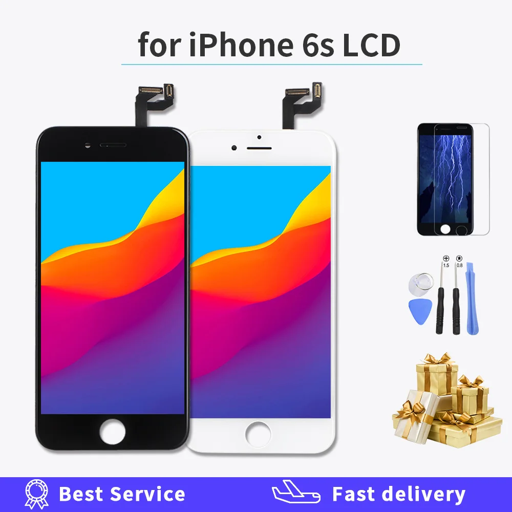 ЖК-дисплей AAA для iPhone 6S A1633 A1700 с 3D сенсорным экраном дигитайзер в сборе закаленная