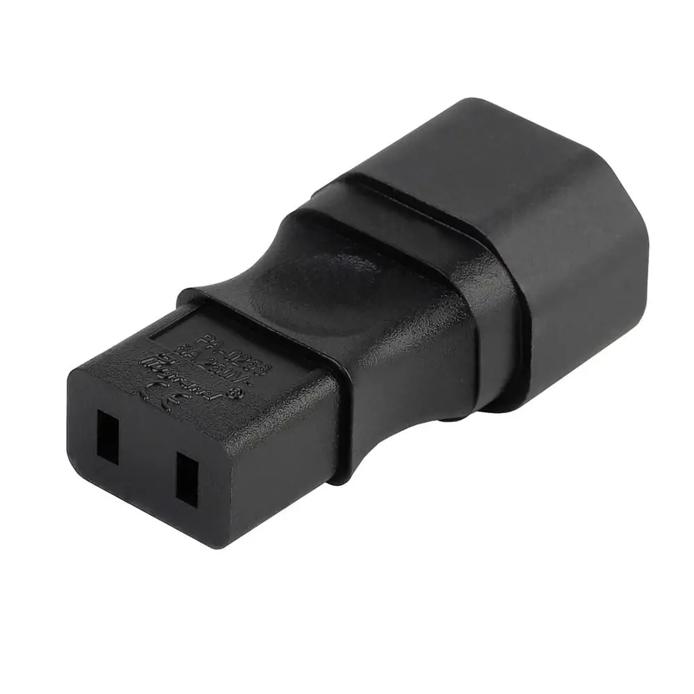 IEC320 C14 Male to Female C9 conversion plug, IEC 320 C14 3 Male Pins to IEC 320 Female C9 AC Adapter,
IEC320 C14 Male to Female C9 conversion plug, IEC 320 C14 3 Male Pins to IEC 320 Female C9 AC Adapter,