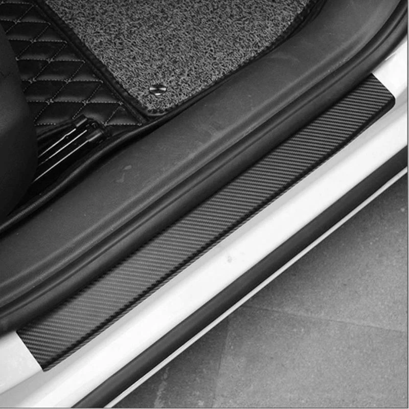 Наклейка из углеродного волокна для автомобильной двери Kia Rio K2 K3 K5 K4 Cerato Soul Forte