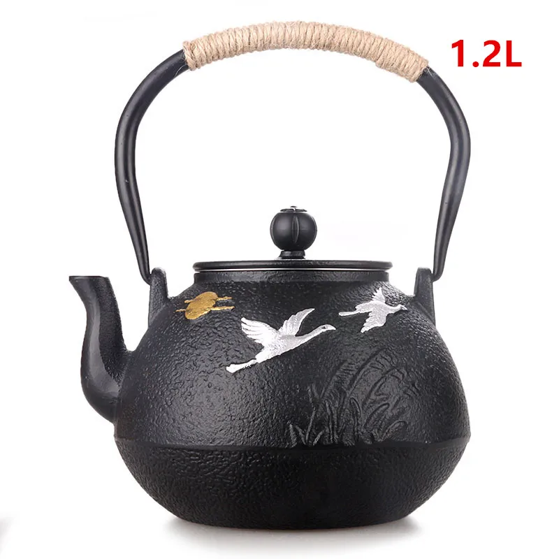 Cast Iron Tea Pot Set Japanese Teapot Tetsubin Kettle Drinkware KungFu Tools Tea Kettle 1.2L Teaware-Y0090
Cast Iron Tea Pot Set Japanese Teapot Tetsubin Kettle Drinkware KungFu Tools Tea Kettle 1.2L Teaware-Y0090