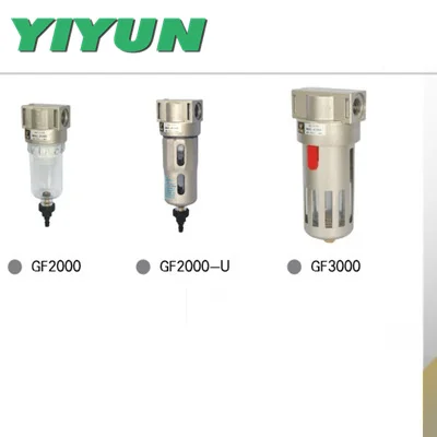 YIYUN Air source handling element filter Pneumatic components GF2000-06 GF2000-08 GF3000-08 GF3000-10 GF3000-15 GF series
YIYUN Air source handling element filter Pneumatic components GF2000-06 GF2000-08 GF3000-08 GF3000-10 GF3000-15 GF series