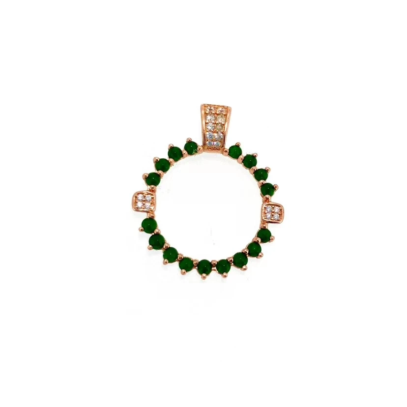 S925 silver natural green jasper gem necklace natural gemstone pendant Elegant lovely round circle woman party gift jewelry
S925 silver natural green jasper gem necklace natural gemstone pendant Elegant lovely round circle woman party gift jewelry