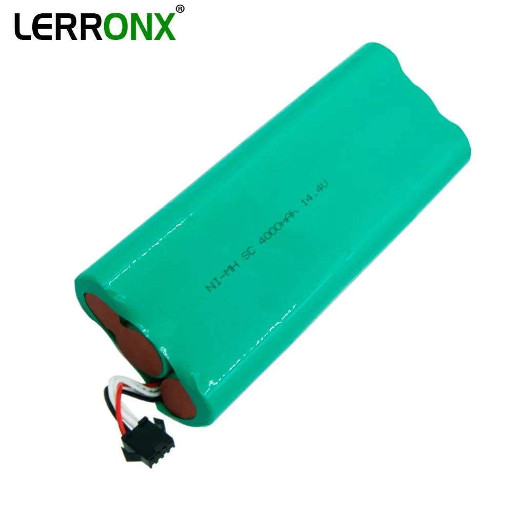 LERRONX 4.0Ah 14.4V High Capacity 4000mAh NI-MH replacement Sweeper battery for Ecovacs Deebot D58 D56 D54 rechargeable bateria
LERRONX 4.0Ah 14.4V High Capacity 4000mAh NI-MH replacement Sweeper battery for Ecovacs Deebot D58 D56 D54 rechargeable bateria