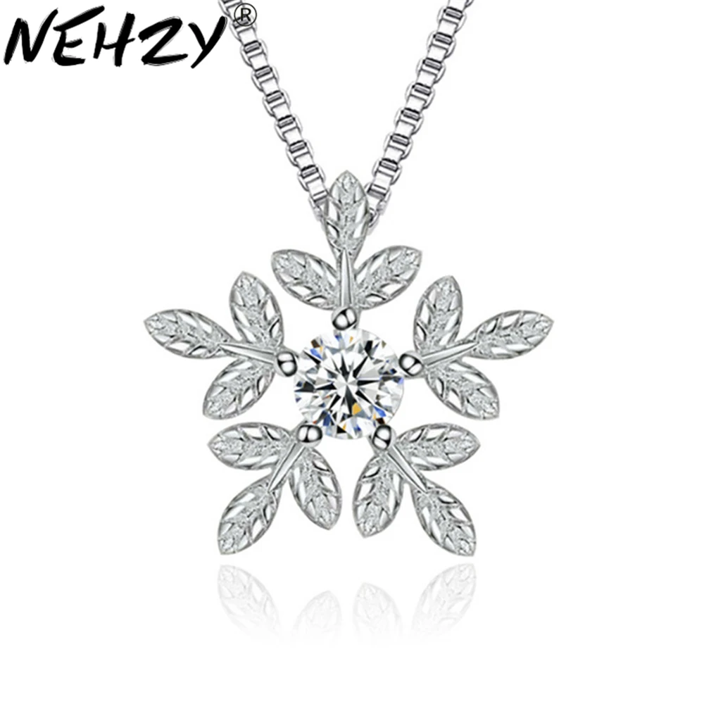 NEHZY S925 Stamp woman necklace pendant female sweet leaf snowflake pendant luxury pendant female fashion jewelry
NEHZY S925 Stamp woman necklace pendant female sweet leaf snowflake pendant luxury pendant female fashion jewelry