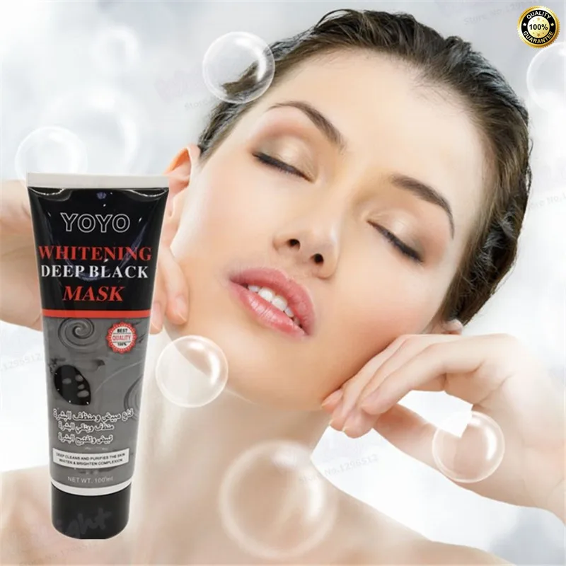 Black Mask Whitening Cream Face Care Suction Facial Mask Face Mask Remove blackheads Remover Acne Treatments Cleaner 100ml
Black Mask Whitening Cream Face Care Suction Facial Mask Face Mask Remove blackheads Remover Acne Treatments Cleaner 100ml