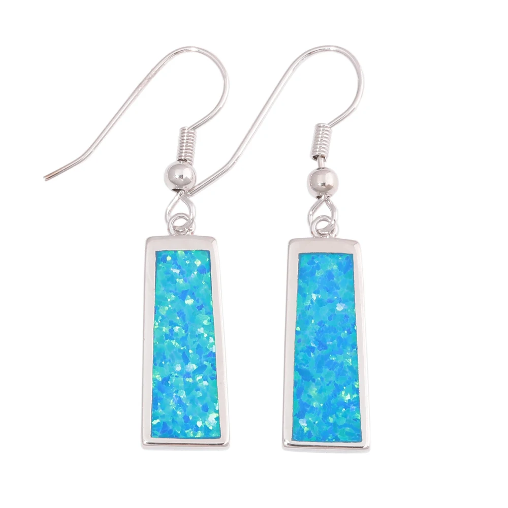 CiNily Created Blue & White Fire Opal Silver Plated Wholesale for Women Jewelry Engagement Dangle Earrings 1 5/8" OH4548-49
CiNily Created Blue & White Fire Opal Silver Plated Wholesale for Women Jewelry Engagement Dangle Earrings 1 5/8" OH4548-49