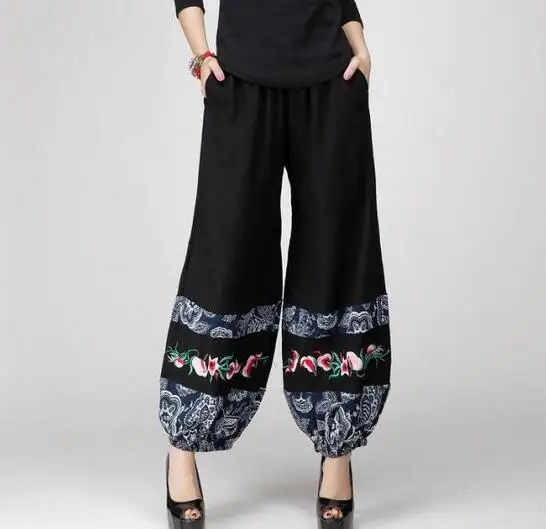 Free Size/Hot / Spring Women New Fashion Cotton And Linen Leisure Folk Embroidery Bloomers
Free Size/Hot / Spring Women New Fashion Cotton And Linen Leisure Folk Embroidery Bloomers