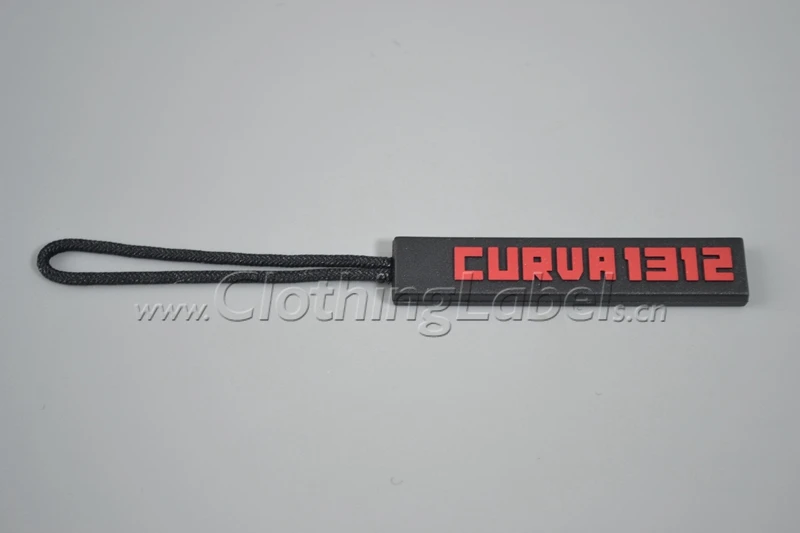 custom PVC zip puller or zipper slider for clothing, bags, shoes, customized with your own logo raised, two colors, low MOQ
custom PVC zip puller or zipper slider for clothing, bags, shoes, customized with your own logo raised, two colors, low MOQ
