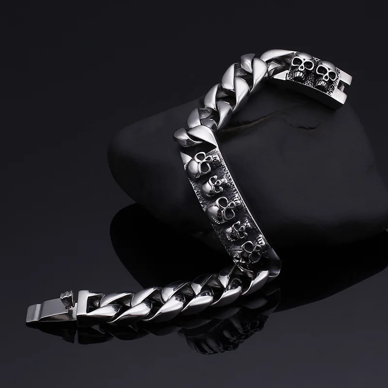 Foreign trade new fashion simple personality skull bracelet | Украшения и аксессуары