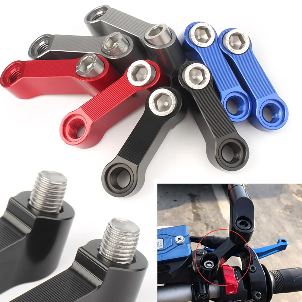 Mirror Riser Extenders Spacers Extension Adapter Universal For Z800 Z1000 CB1000R CB1300SF CB750 CB400 NC700 NC750 Motorcycle
Mirror Riser Extenders Spacers Extension Adapter Universal For Z800 Z1000 CB1000R CB1300SF CB750 CB400 NC700 NC750 Motorcycle