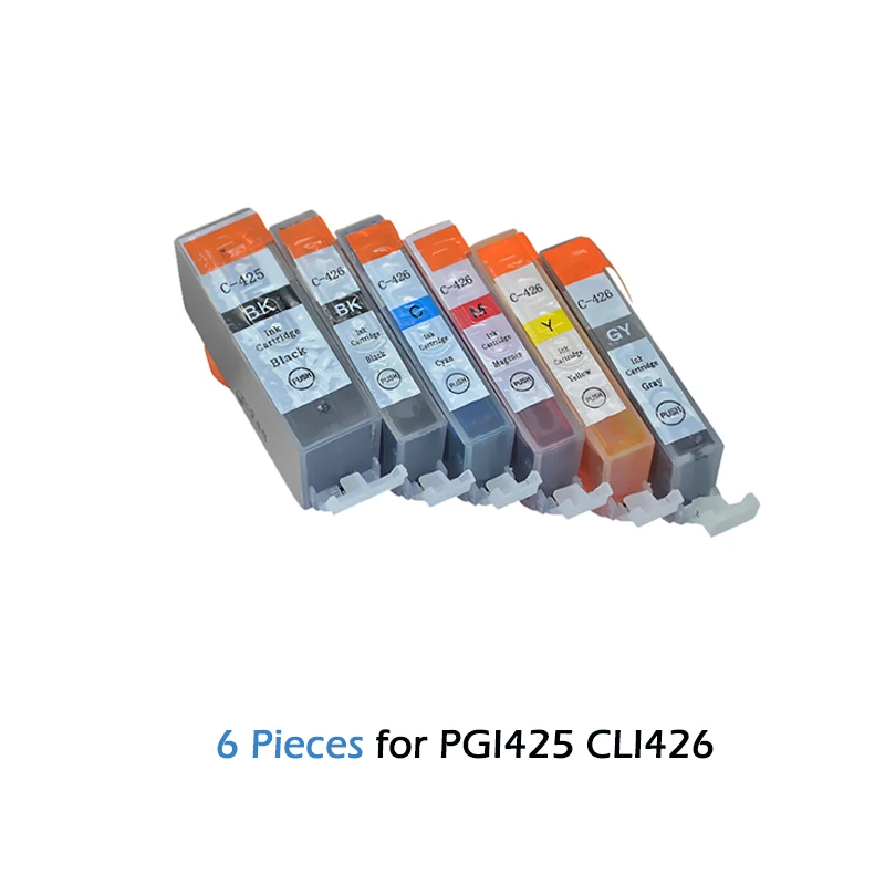 PGI 425 CLI 426 ink cartridges For Canon PIXMA IP4840 IP4940 IX6540 MG5240 MG5140 MG5340 MX884 MX714 MX894 printer PGI425 CLI426
PGI 425 CLI 426 ink cartridges For Canon PIXMA IP4840 IP4940 IX6540 MG5240 MG5140 MG5340 MX884 MX714 MX894 printer PGI425 CLI426