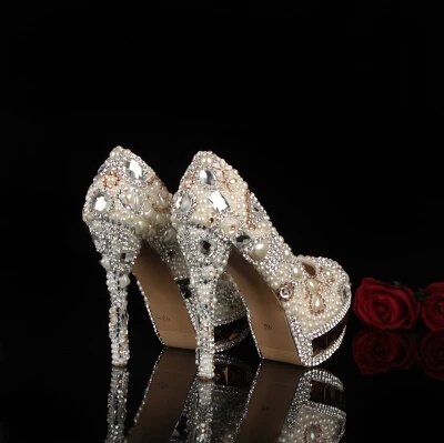 2018 Pearl wedding shoes High heel wedding shoes Slipper wedding shoes Diamond shoes dress shoes Party Shoes Formal Shoes
2018 Pearl wedding shoes High heel wedding shoes Slipper wedding shoes Diamond shoes dress shoes Party Shoes Formal Shoes
