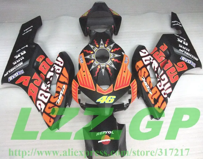 LZZ.GP Injection Fairings for HONDA CBR1000RR 04 05 CBR1000 RR 2004 2005 CBR 1000RR 04 05 black fairing parts OEM_Quality
LZZ.GP Injection Fairings for HONDA CBR1000RR 04 05 CBR1000 RR 2004 2005 CBR 1000RR 04 05 black fairing parts OEM_Quality