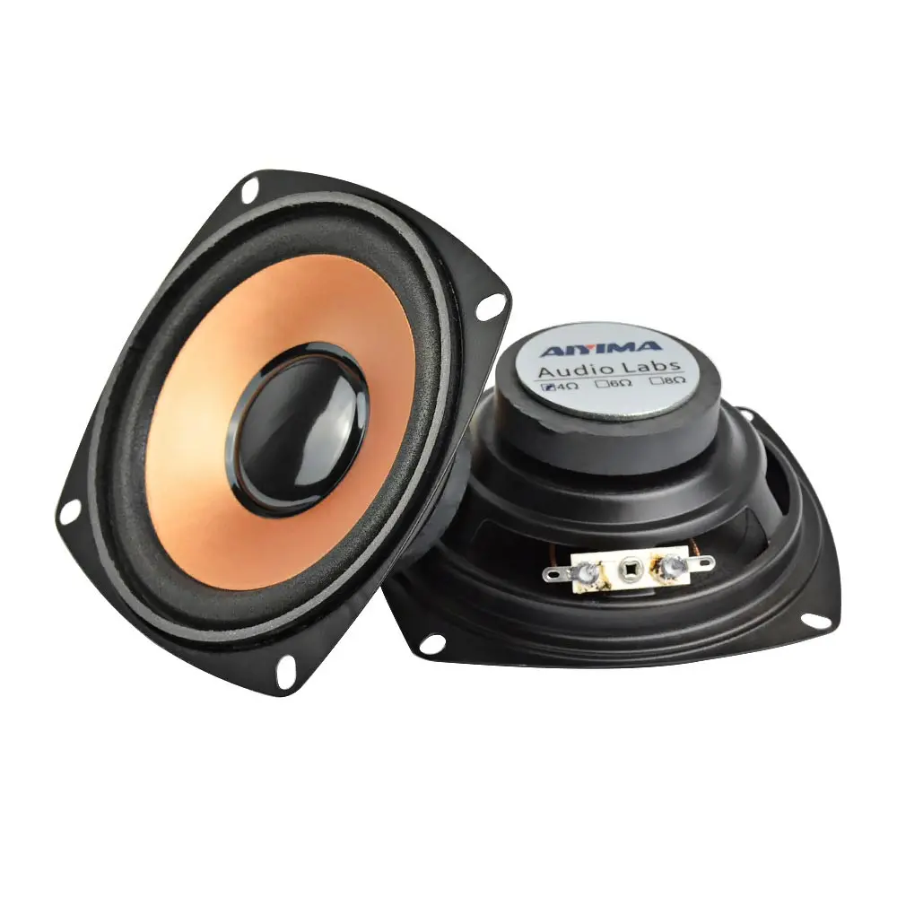 AIYIMA 2Pcs 4Inch 5W Subwoofer Speaker Woofer Loudspeaker Audio Stereo Column Mini Bass Loudspeaker DIY For Home Theater Audio
AIYIMA 2Pcs 4Inch 5W Subwoofer Speaker Woofer Loudspeaker Audio Stereo Column Mini Bass Loudspeaker DIY For Home Theater Audio