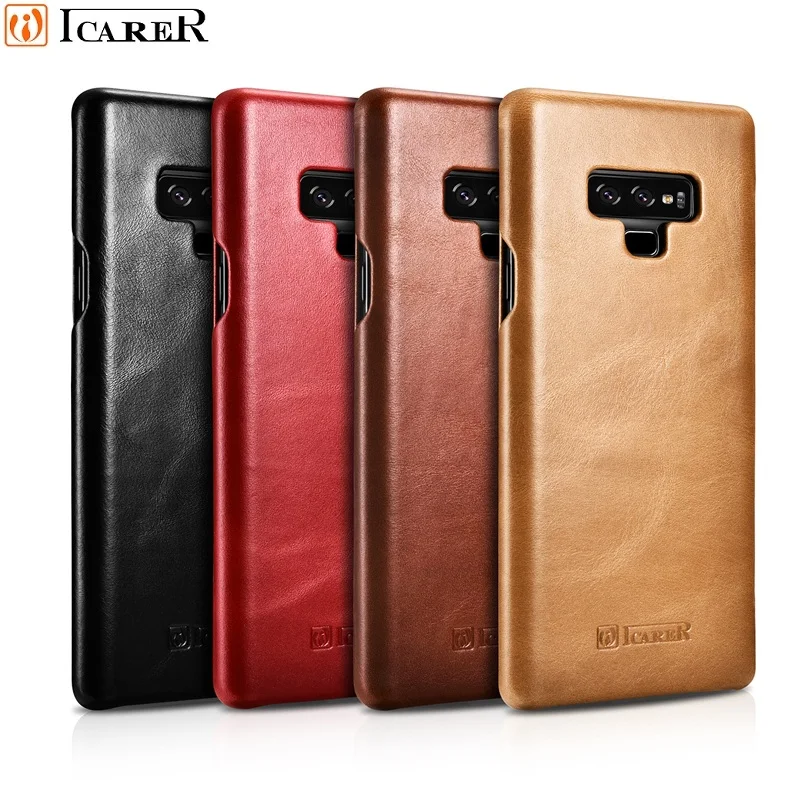 ICARER Slim Vintage Curved Edge Case Cover For Samsung Note 9 Genuine Cowhide Leather Phone Flip Case For Galaxy Note 9 Shell
ICARER Slim Vintage Curved Edge Case Cover For Samsung Note 9 Genuine Cowhide Leather Phone Flip Case For Galaxy Note 9 Shell