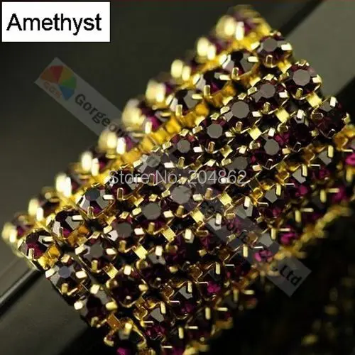 10y High Quality SS16 4mm close set crystal rhinestone cup chain Gold Silver 13 Colours For Jewelry Findings
10y High Quality SS16 4mm close set crystal rhinestone cup chain Gold Silver 13 Colours For Jewelry Findings