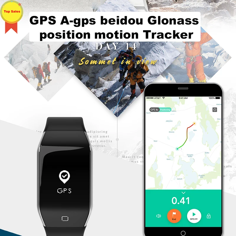 new Accurate position GPS GLONASS A-GPS Beidou smart bracelet GPS tracker heart rate monitor professional waterproof smart watch
new Accurate position GPS GLONASS A-GPS Beidou smart bracelet GPS tracker heart rate monitor professional waterproof smart watch
