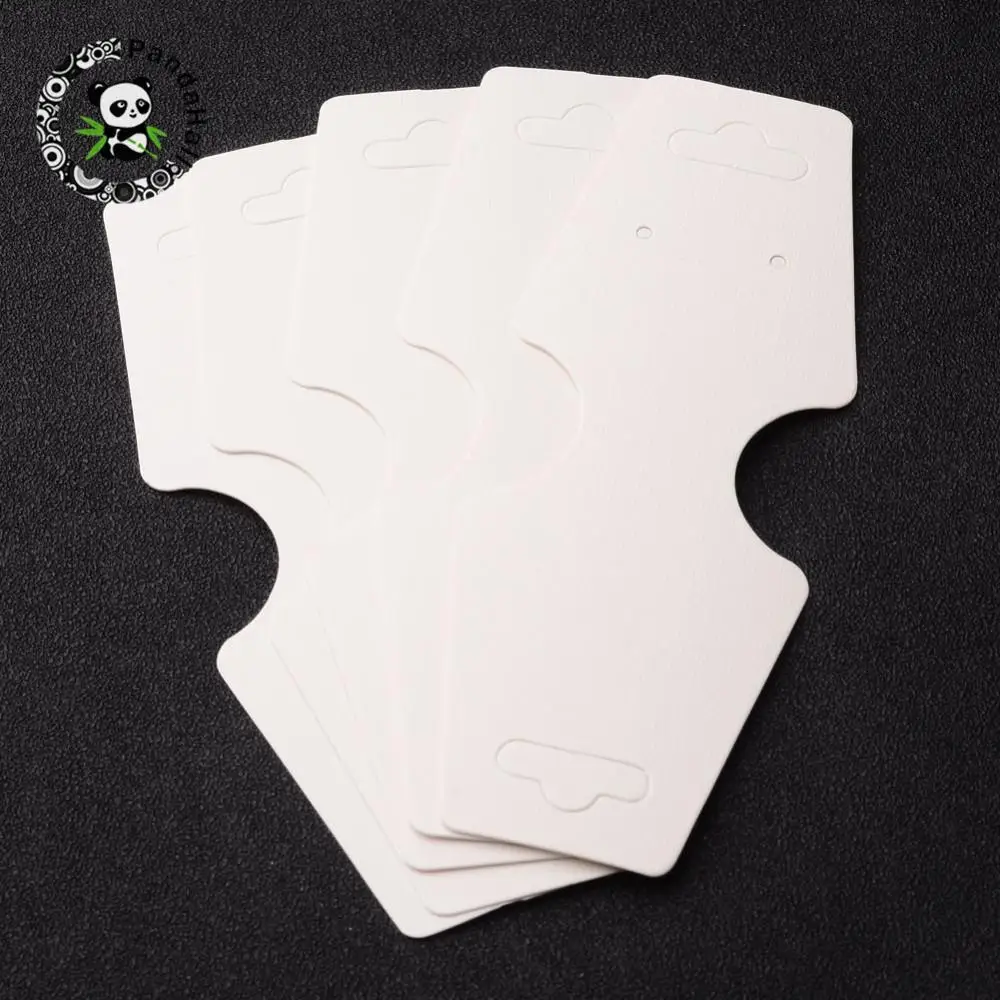 Paper Display Card, White, Used For Necklace, Bracelet and Mobile Pendant, About 12.2cm long, 45mm wide
Paper Display Card, White, Used For Necklace, Bracelet and Mobile Pendant, About 12.2cm long, 45mm wide